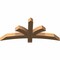 Ekena Millwork Davenport Timber Gable Bracket, Western Red Cedar, 48"W x 22"H x 3 1/2"D x 3 1/2"F, 11/12 Pitch GBW048X22X0404DAV00SWR - alternate 5